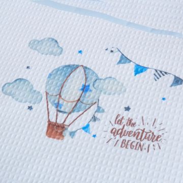 Κουβέρτα Πικέ Κούνιας  Borea Αερόστατο 110x140cm